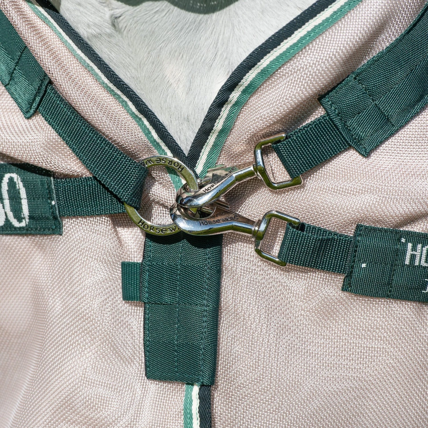 Rambo Flybuster Vamoose No Fly Zone Horse Fly Sheet, Oatmeal/Sage 3 Rambo Flybuster Vamoose No Fly Zone Horse Fly Sheet, Oatmeal/Sage - Image 3