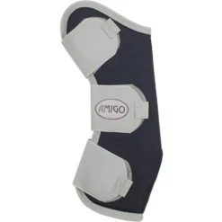 Amigo Ripstop Travel Horse Boots, Navy/Silver