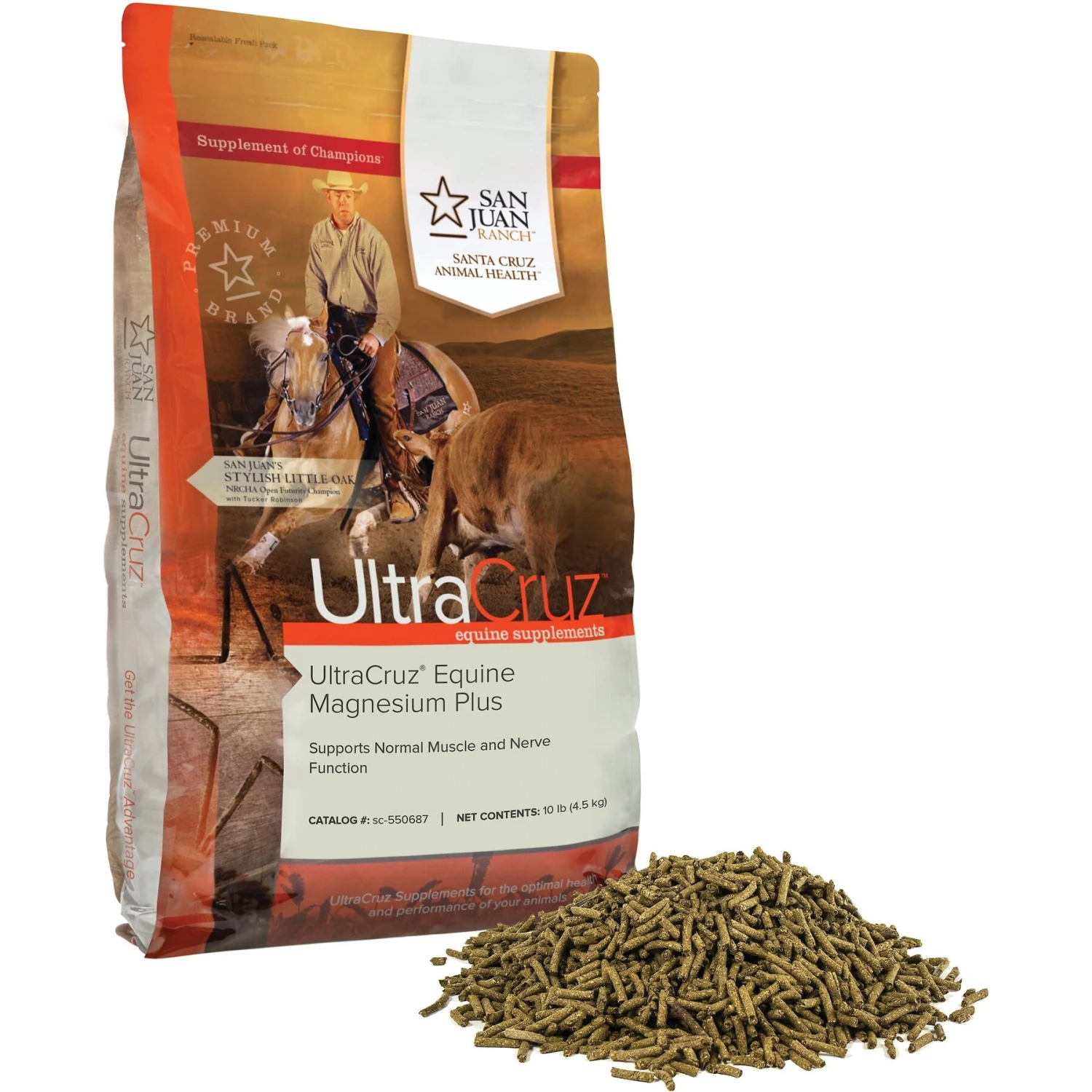 UltraCruz Equine Magnesium Plus Pellet Horse Supplement 2 UltraCruz Equine Magnesium Plus Pellet Horse Supplement - Image 2