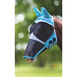 Shires Equestrian Products Fine Mesh Horse Fly Mask With Ears