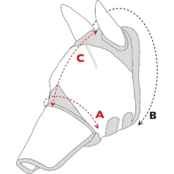Shires Equestrian Products Fine Mesh Horse Fly Mask With Ears 5 Shires Equestrian Products Fine Mesh Horse Fly Mask With Ears -Weaver Leather || Finish Line || Cavalor Shop 372237 PT2. AC SS1800 V1648071151