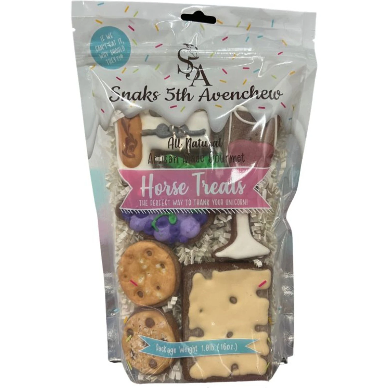 Snaks 5th Avenchew You Can't Sip With Us Horse Treats, 10-oz Bag 1 Snaks 5th Avenchew You Can't Sip With Us Horse Treats, 10-oz Bag