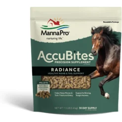 Manna Pro MP Accubites Radiance Equine Horse Supplement, 7.5-lb Bag