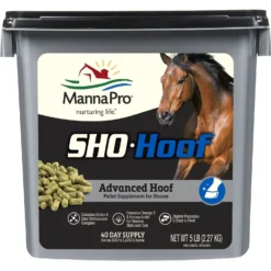 Manna Pro Sho-Hoof Biotin & Zinc Methionine For Healthy Hooves Horse Supplement, 5-lb Bag