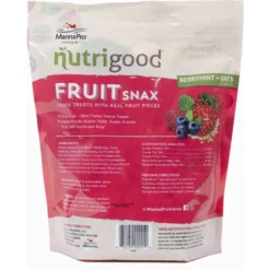 NutriGood FruitSnax BerryMint + Oats Flavor Horse Treat, 2-lb Bag -Weaver Leather || Finish Line || Cavalor Shop 839270 PT7. AC SS1800 V1682003077