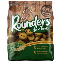 Blue Seal Alfalfa & Oats Rounders Horse Treats, 30-oz Bag
