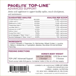 ProElite Top-Line Advanced Support Topline Support Horse Supplement, 2.2-lb Tub -Weaver Leather || Finish Line || Cavalor Shop 888622 PT6. AC SS1800 V1693928399