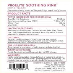 ProElite Soothing Pink Xtra Strength Gut Health Support Horse Supplement, 3-lb Tub -Weaver Leather || Finish Line || Cavalor Shop 888638 PT7. AC SS1800 V1693929364