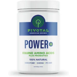 Pivotal POWER+ Apple Flavored Powder Horse Supplement, 620-g Jar