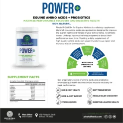 Pivotal POWER+ Apple Flavored Powder Horse Supplement, 620-g Jar -Weaver Leather || Finish Line || Cavalor Shop 900550 PT2. AC SS1800 V1690986246