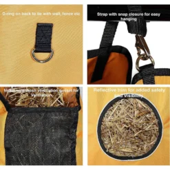 Majestic Ally Nylon Reflective Hole Hay Bag With Mesh Ventilation Gusset With 36-in Hay Net Horse Supplies 10 Majestic Ally Nylon Reflective Hole Hay Bag With Mesh Ventilation Gusset With 36-in Hay Net Horse Supplies -Weaver Leather || Finish Line || Cavalor Shop 900646 PT4. AC SS1800 V1698423056