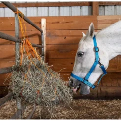 Majestic Ally Nylon Reflective Hole Hay Bag With Mesh Ventilation Gusset PUR Horse Supplies, Purple -Weaver Leather || Finish Line || Cavalor Shop 900678 PT5. AC SS1800 V1698425495