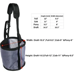 Majestic Ally Heavy Duty Nylon Mesh Feed Rite Horse Bag -Weaver Leather || Finish Line || Cavalor Shop 901246 PT5. AC SS1800 V1698441955