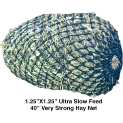 Majestic Ally 1.25x1.25-in Ultra Slow Feed Hay Net With Bottom Ring Horse Supplies -Weaver Leather || Finish Line || Cavalor Shop 901686 PT4. AC SS1800 V1698439883