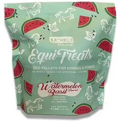 Uckele Equi Treats Watermelon Basil Pellet Horse Supplement, 4-lb Bag