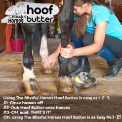 The Blissful Dog Hoof Butter Horse Hoof Balm -Weaver Leather || Finish Line || Cavalor Shop 930574 PT4. AC SS1800 V1693929328