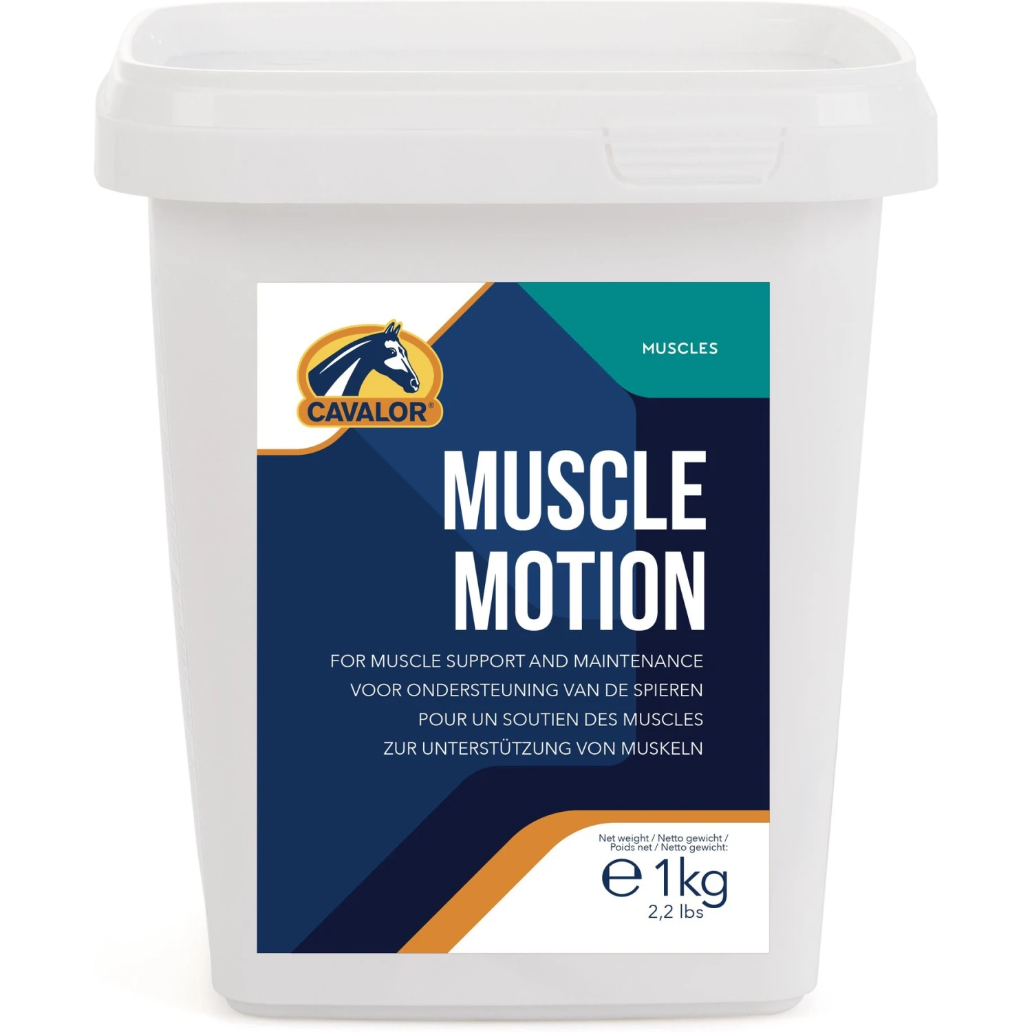 Cavalor Muscle Motion Powder Horse Muscle Supplement, 1-kg Pail 1 Cavalor Muscle Motion Powder Horse Muscle Supplement, 1-kg Pail