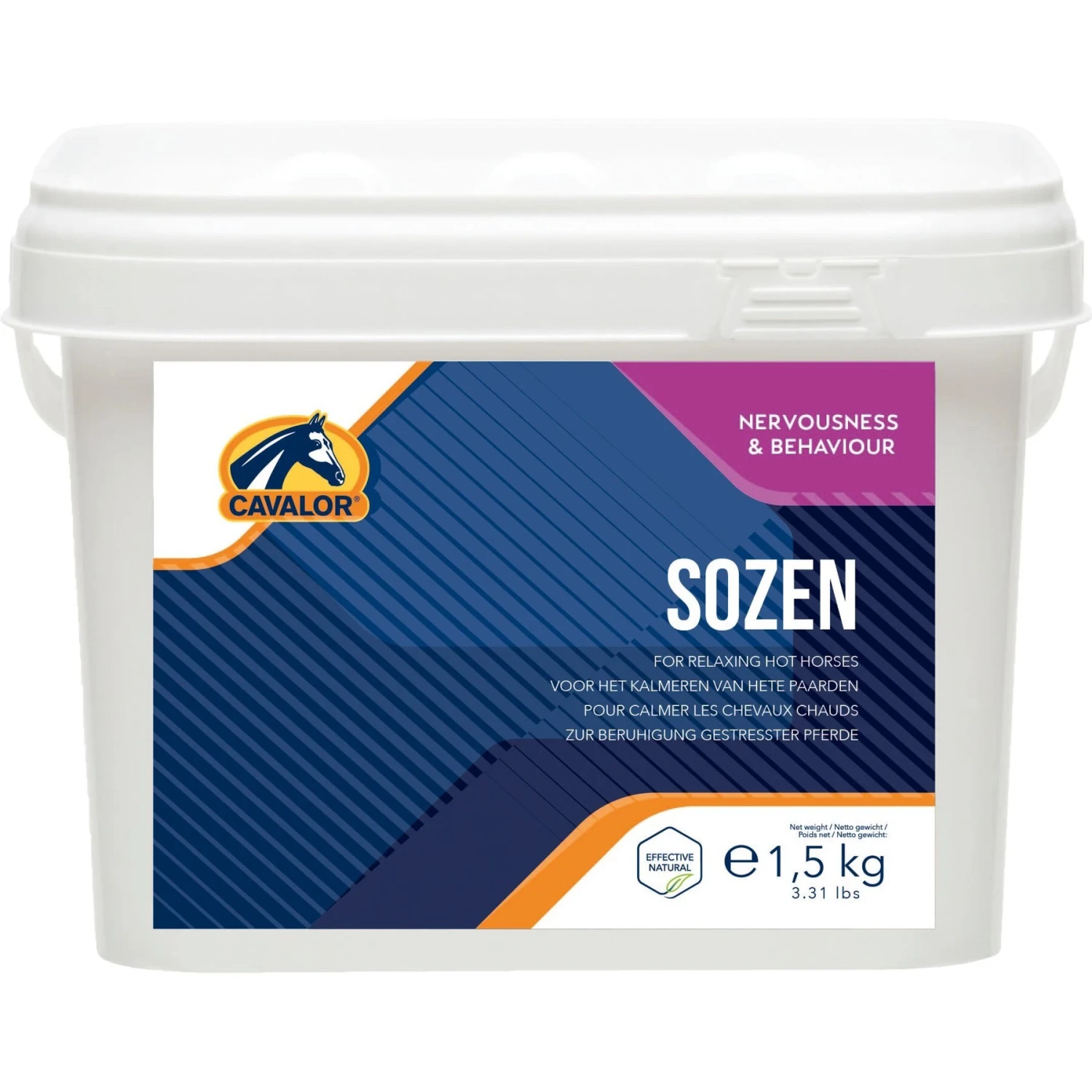 Cavalor SoZen Powder Horse Calming Supplement, 1.5-kg Pail 1 Cavalor SoZen Powder Horse Calming Supplement, 1.5-kg Pail