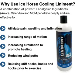 Ice Horse Cooling Liniment & Cold Therapy Extender Horse Liniment, 16-oz Bottle -Weaver Leather || Finish Line || Cavalor Shop 955174 PT3. AC SS1800 V1694445837