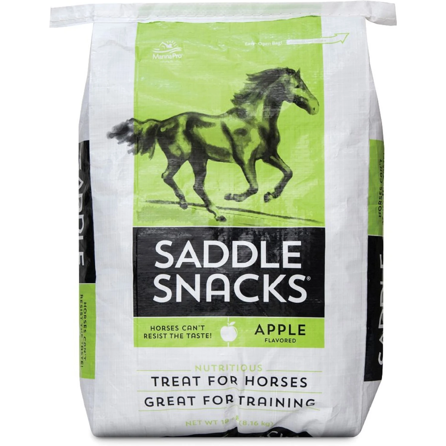 Manna Pro Saddle Snacks Apple Flavored Pellet Horse Treats, 18-lb Bag 1 Manna Pro Saddle Snacks Apple Flavored Pellet Horse Treats, 18-lb Bag