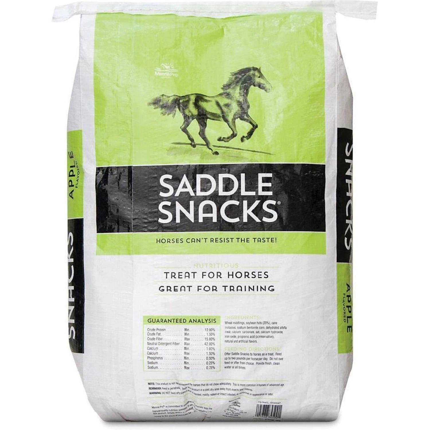 Manna Pro Saddle Snacks Apple Flavored Pellet Horse Treats, 18-lb Bag 2 Manna Pro Saddle Snacks Apple Flavored Pellet Horse Treats, 18-lb Bag - Image 2