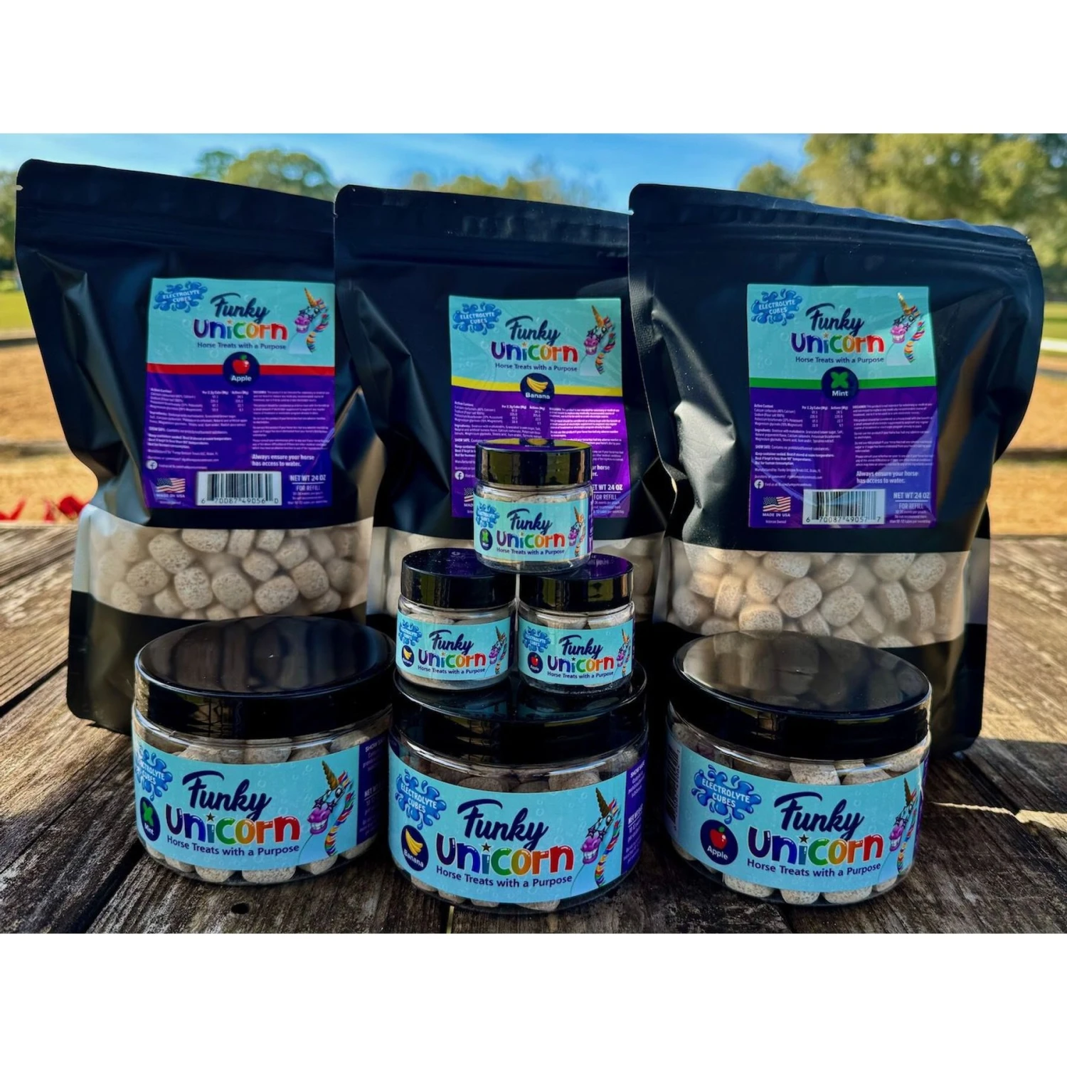 Funky Unicorn Apple Electrolyte Cubes Horse Supplement 2 Funky Unicorn Apple Electrolyte Cubes Horse Supplement - Image 2